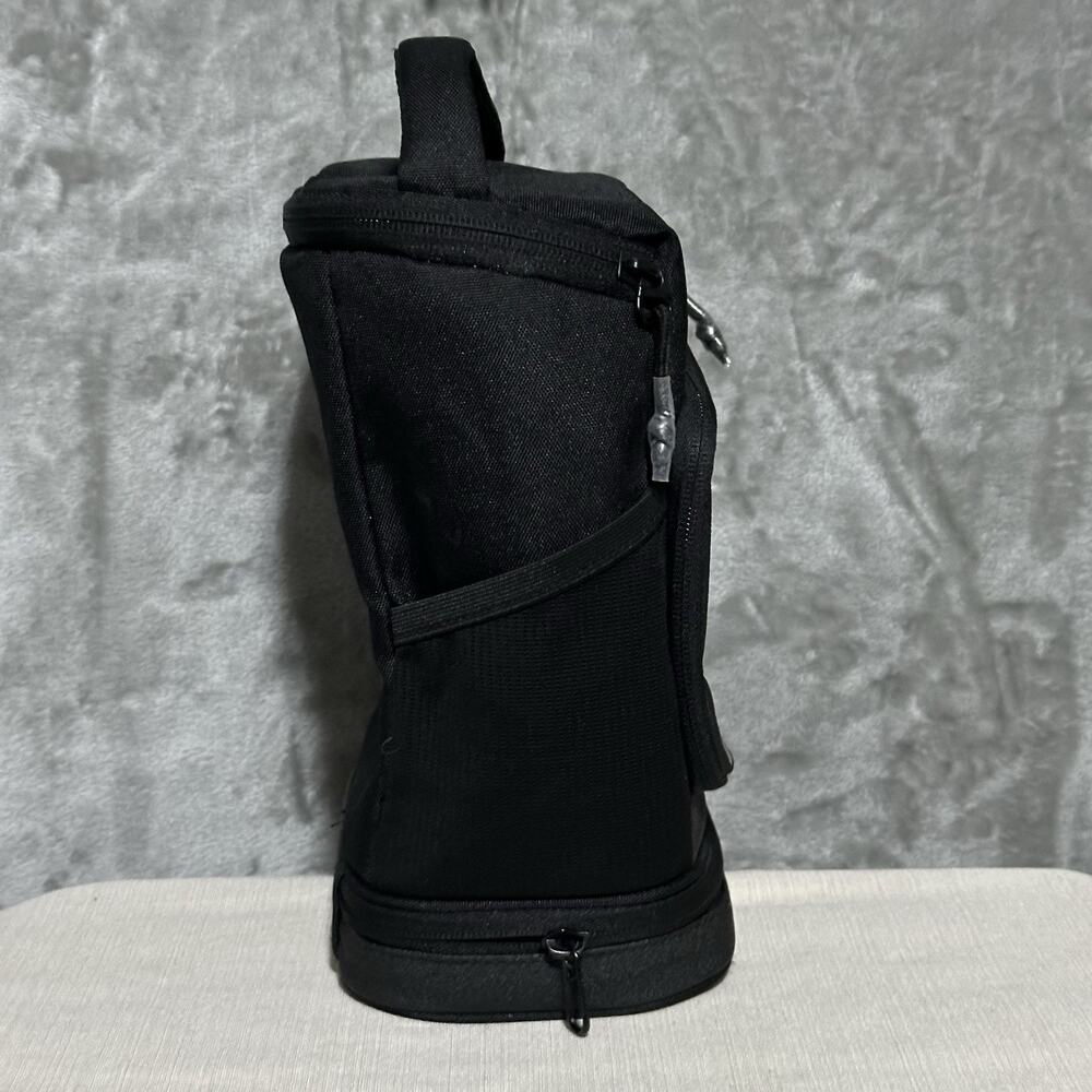 Nike Hoops Elite Fuel Pack Insulated Lunch Bag Black Silver Durable Dual Storage - Picture 2 of 11